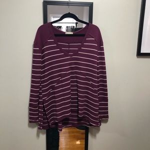 Striped Long Sleeve Top